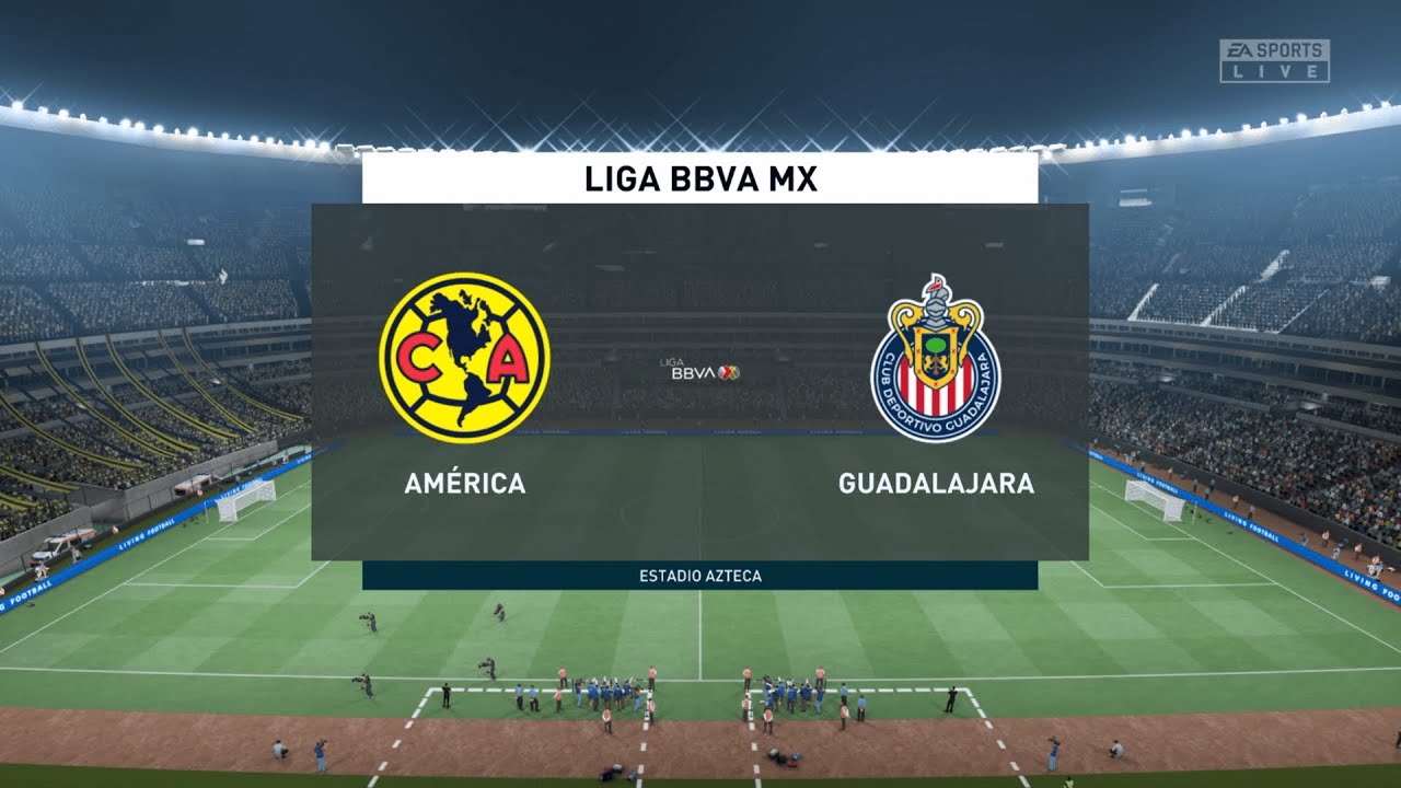 CLUB AMERICA vs CHIVAS GUADALAJARA I CLASICO NACIONAL I MEXICO DERBY I FIFA  22 I PS4 GAMEPLAY - YouTube