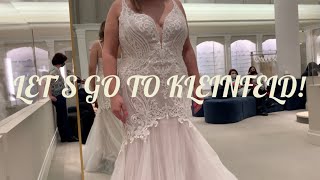 COME WEDDING DRESS SHOPPING WITH ME AT KLEINFELD AS A PLUS SIZED BRIDE | nyc vlog wedding series ep8