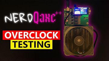NerdQaxe++ Overclock Testing