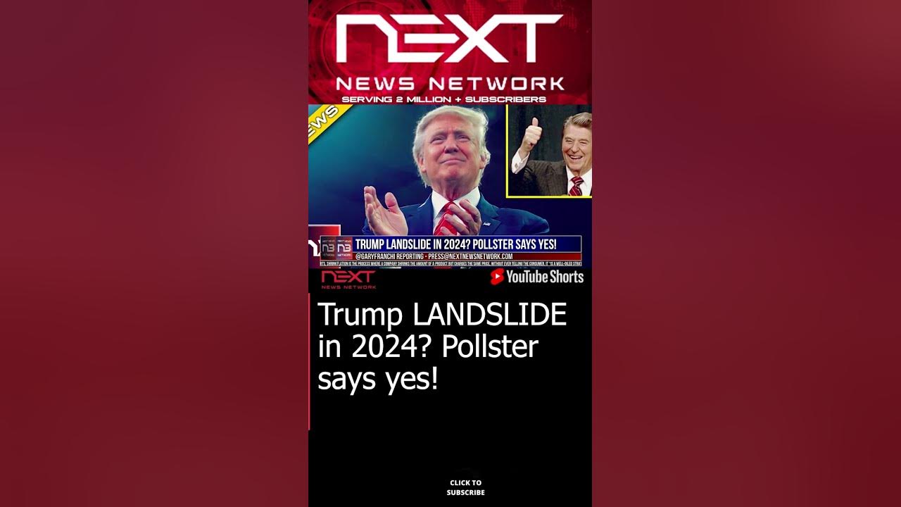 DJT LANDSLIDE in 2024? Pollster says yes! shorts YouTube