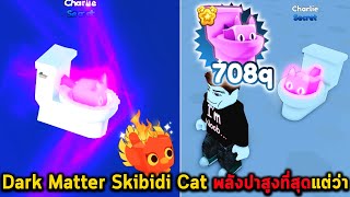 Dark Matter Skibidi Cat พลังปาสูงที่สุดแต่ว่า Roblox PET SIMULATOR X