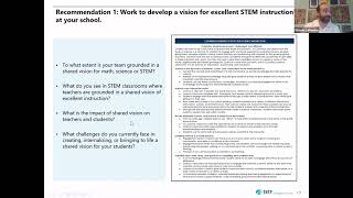 STEM.LD - Applying Lessons from the Instructional Leadership Training - 07/13/2021
