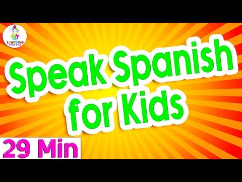 Easy SPANISH Learning for English Speaking KIDS! (The SPANISH LANGUAGE for CHILDREN)