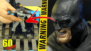 60 SECONDS Experiment - SHREDDING VS Batman | CRASH TEST