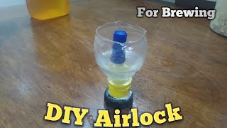 Homemade Airlock For Fermentation Diy Youtube