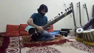 tija tera rang tha mai to...song on sitar by dr ashok