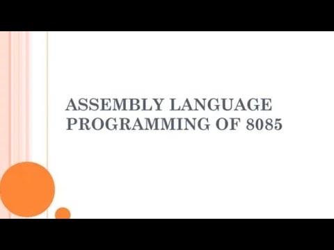 Assembly Level Programming