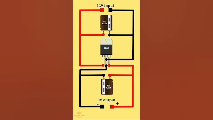 12V to 9V Voltage Converter Circuit