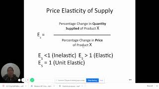 Module 48 Elasticity of Supply   Google Slides