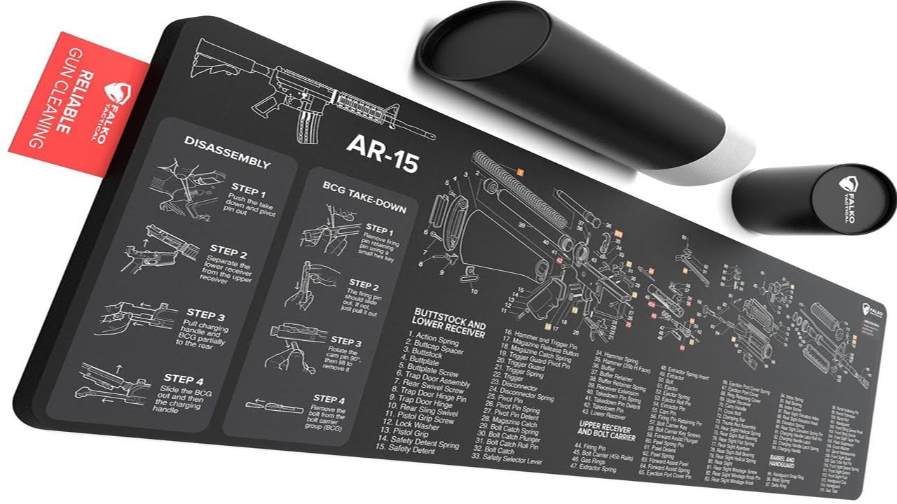 AR-15 Builder's Gun Cleaning Mat – Falko Tactical
