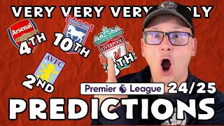 2024-25 INSANELY EARLY PREMIER LEAGUE PREDICTIONS