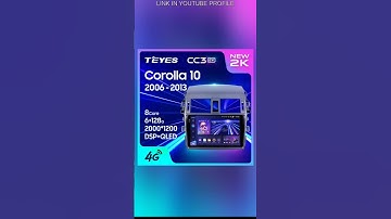 TEYES CC3 2K For Toyota Corolla 10 E140 E150 2006 - 2013 Car Radio Multimedia Video Player Navi