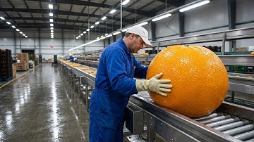 Inside the Citrus Juice Factory: From Fresh Orange to Aseptic Storage (Full Process)