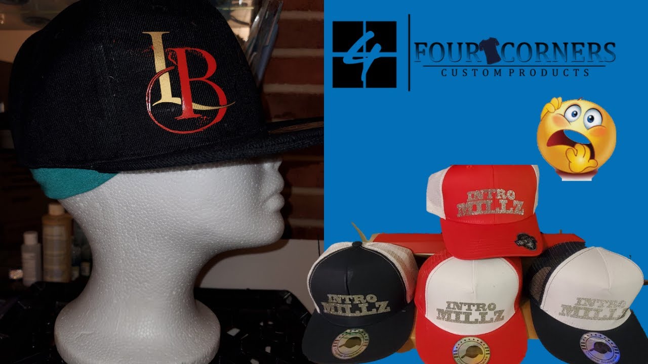 Custom Design Baseball Cap using HTV Cameo Silhouette 3 short YouTube