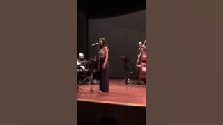 Faia Younan sings Majida AlRoumi's Ghanni Lel7ob live at USJ Beirut June 1st 2016