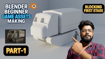 Army Vehicle 3D Blocking in Blender | Game Asset Workflow – Part 1