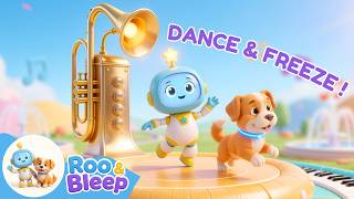 Dance &amp; Freeze with Roo &amp; Bleep – Freeze Dance Song for kinds