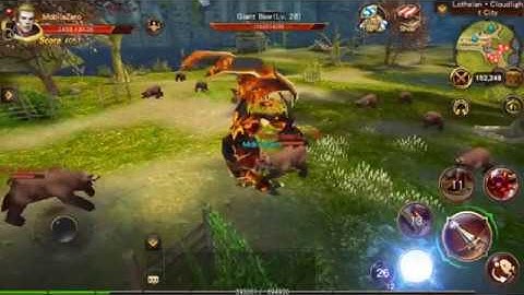 Dragon Revolt English - Human Warrior Gameplay [Open World] Android/IOS