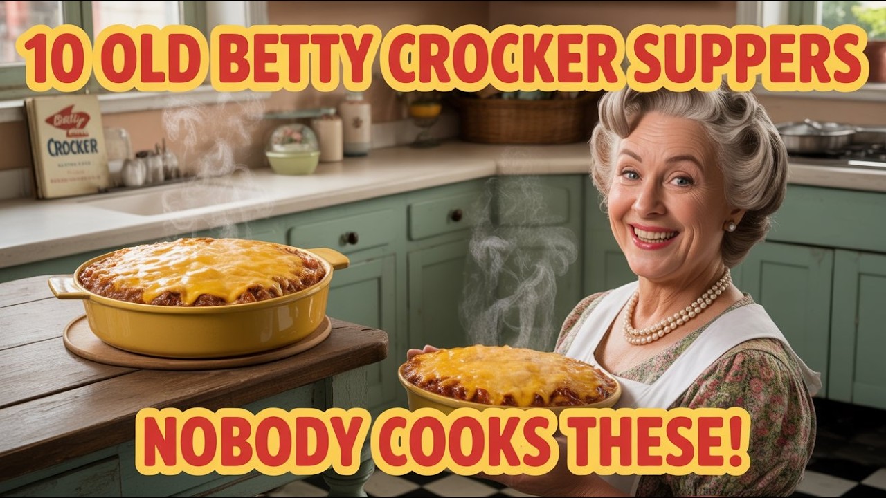 10 старых рецептов ужинов от Бетти Крокер, которые больше никто не готовит (забытые ужины 1950-х–...