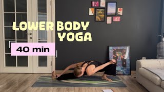 All-level power yoga for hip mobility 