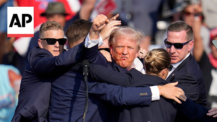 Rally attendee says he was behind Trump during assassination attempt