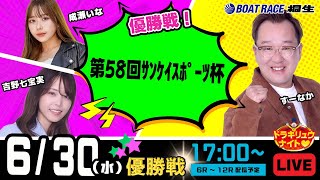 ボートレース桐生（公式）の配信のサムネイル画像