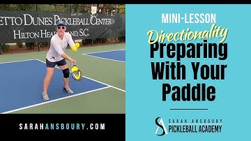 Directionality - Preparing With Your Paddle - Sarah Ansboury