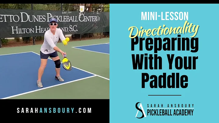 Directionality - Preparing With Your Paddle - Sara...