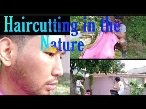 #starhairstyle-#hair-#salon-#barbershop.-_haircutting-in-the-nature.
