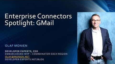 Connecting Delphi to GMail Using Enterprise Connectors