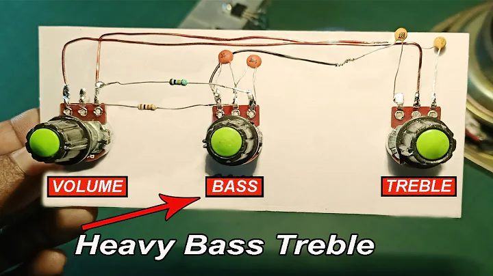 heavy bass volume treble controller // how to make heavy bass treble for 6283 amplifier kit