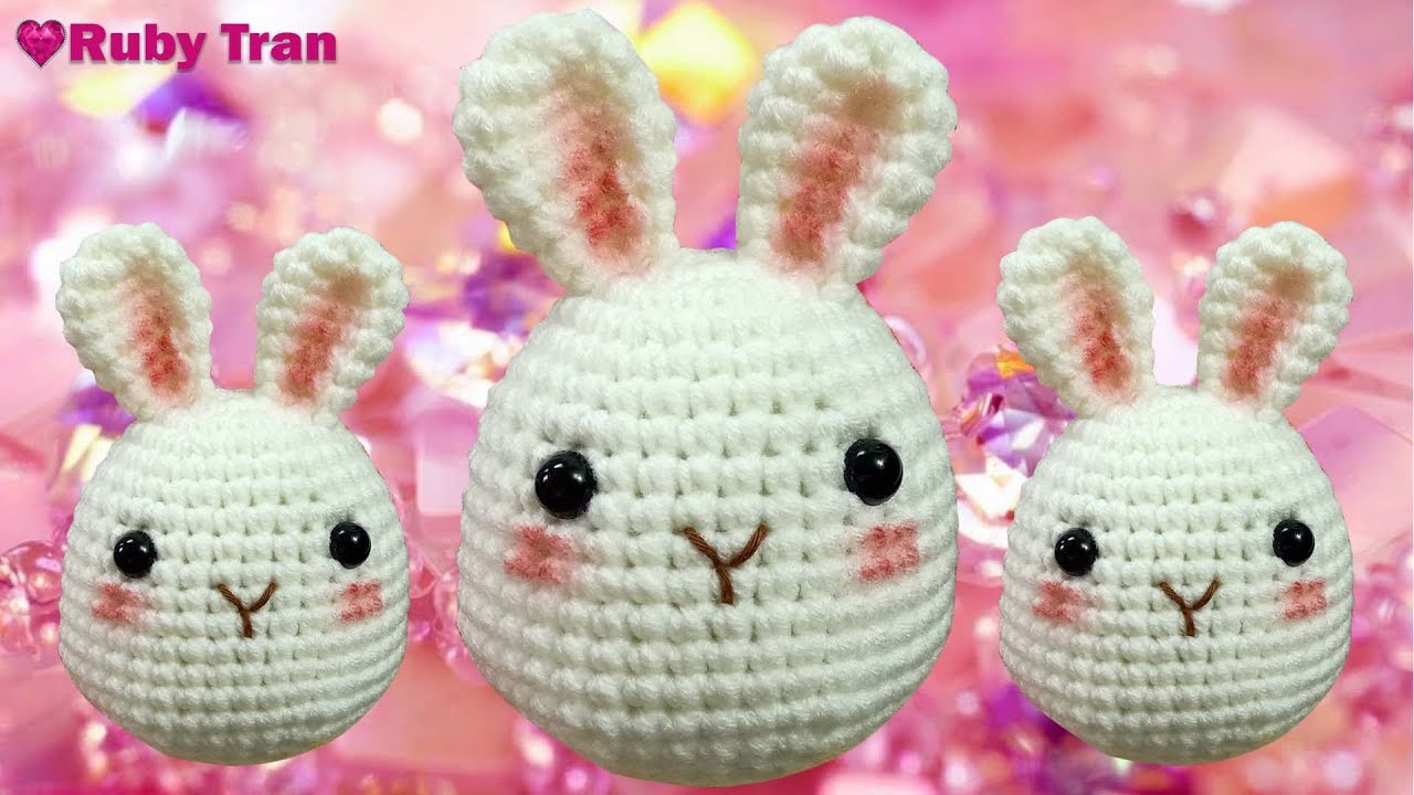 Hướng Dẫn Móc Thỏ Trứng | Móc Khóa Handmade | Crochet Rabbit Eggs Amigurumi  - Youtube