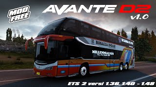 MOD | AVANTE D2 MIZTA DOEL | ETS2 v1.36, 1.40-1.48