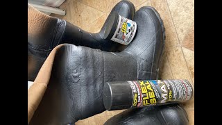 Are your waders ruined? How to fix your waders! Use Flex Seal spray & Flex Paste to fix them! Part 1