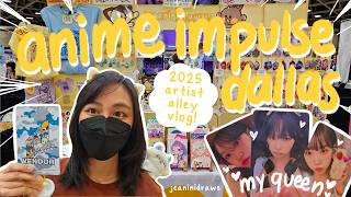 Getting FREE photocards at AIDAL (and also vending) | ARTIST ALLEY VLOG | Anime Impulse Dallas 2025