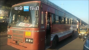 GSRTC VAPI TO SHIRDI BUS