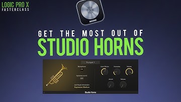 Studio HORNS In Logic Pro X - They Are GREAT!