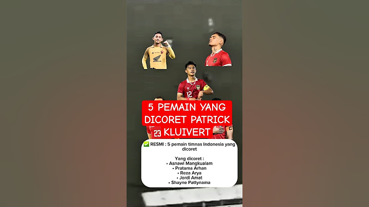 5 Pemain yang dicoret dari Squad Timnas Indonesia untuk menghadapi China 💪