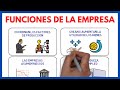 FUNCIONES de la EMPRESA 🧑‍💼 | 01# Economía de la empresa 2 bachillerato