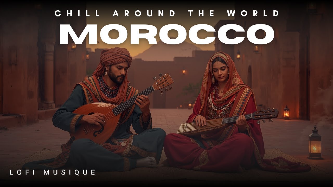 Moroccan Chill & Relax | Lo-fi Gnawa with Guembri & Ritual Vibes 🇲🇦✨🕌 | Study, Sleep, Meditation