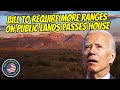 Bill to require more ranges on public lands passes the house