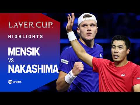 GREAT BATTLE! 😅 | Jakub Mensik vs Brandon Nakashima | Day 1 | Laver Cup 2026 Highlights