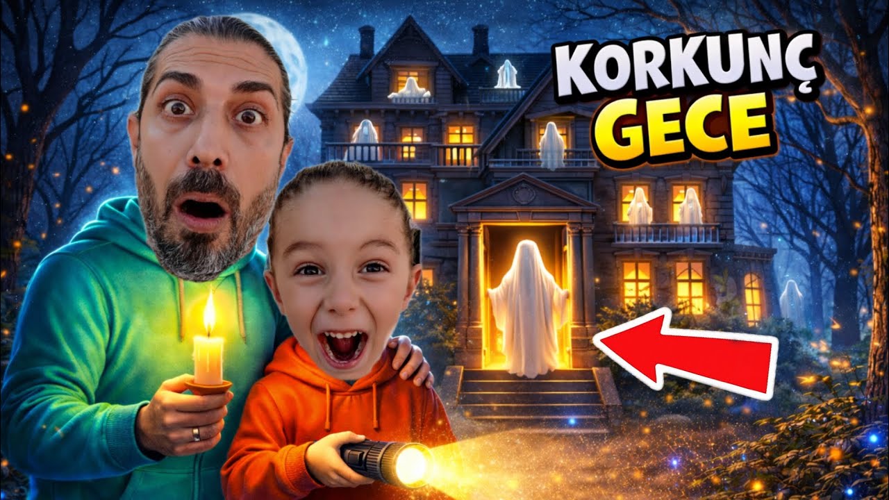 ALİ NECATİ ELEKTRİKLER KESİLDİ EVDEN  KORKUNÇ SESLER GELİYOR KAÇIN HAYALET 