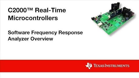 Software Frequency Response Analyzer Overview