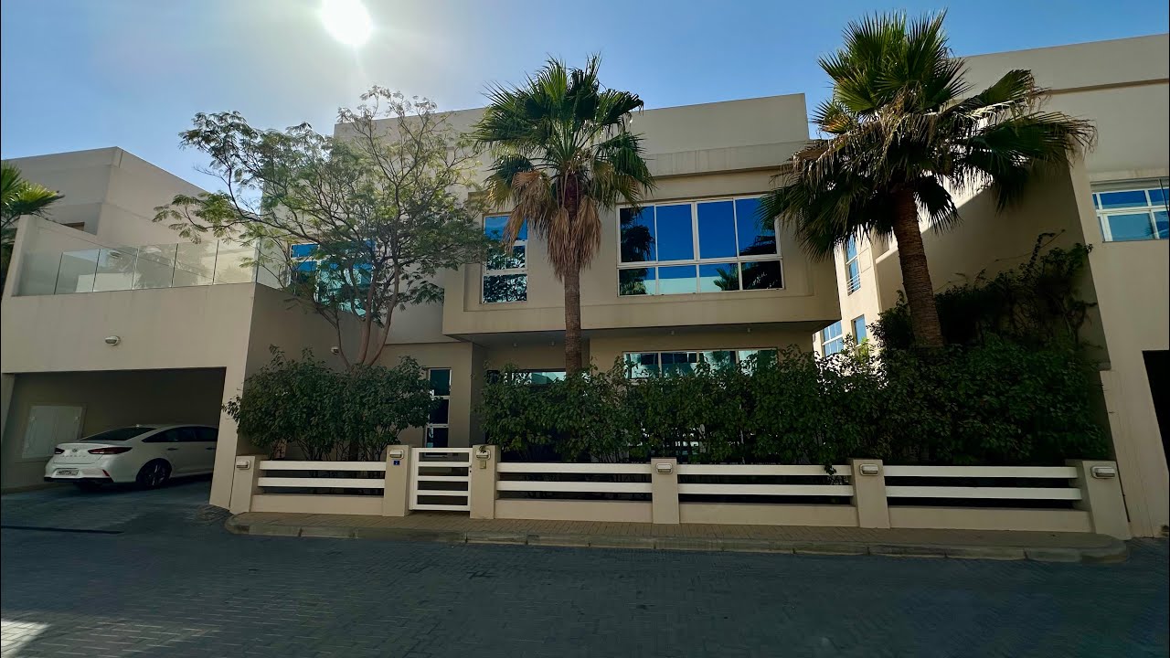 For rent 6 Bedroom, 3 storey Semi-furnished compound villa with lift and own pool