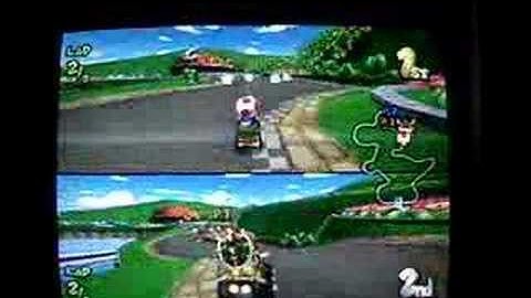 Mario Kart Double Dash: Multiplayer on Yoshi Circuit