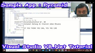 Visual Studio VB.Net Tutorial - Simple Pyramid