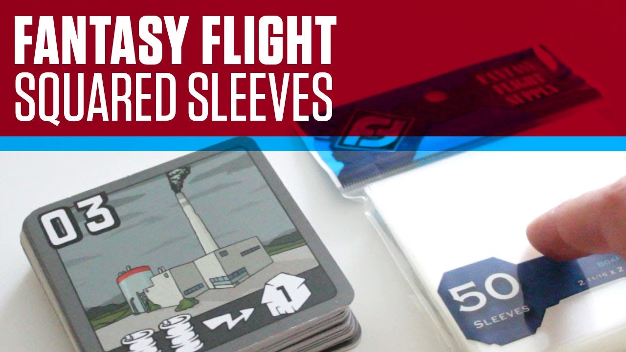 Fantasy Flight Squared Card Sleeves for Power Grid Review YouTube