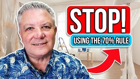 STOP USING THE 70% RULE!  Flipping and Wholesaling Real Estate