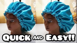 How to make a Satin Bonnet EASIEST WAY